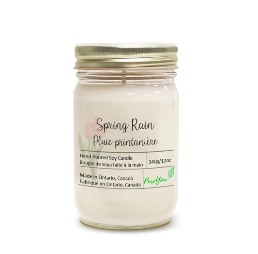 Spring Rain Soy Wax Candle