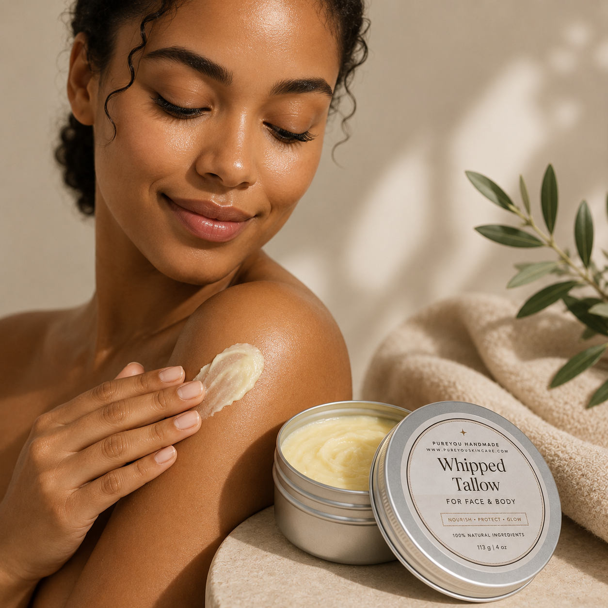 Whipped Tallow for Face & Body
