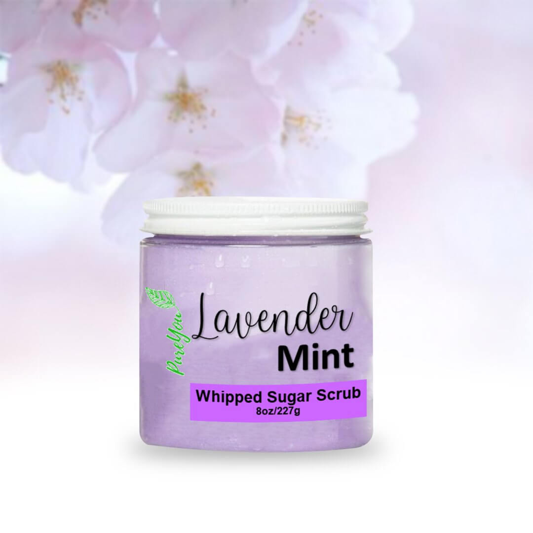 Lavender Mint Whipped Sugar Scrub