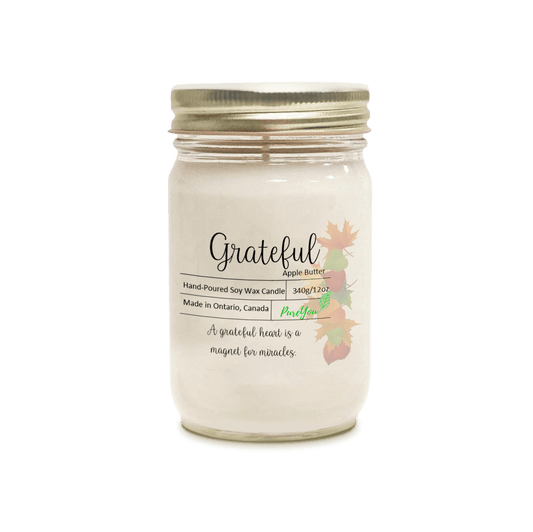 Grateful Soy Wax Candle (Apple Butter)