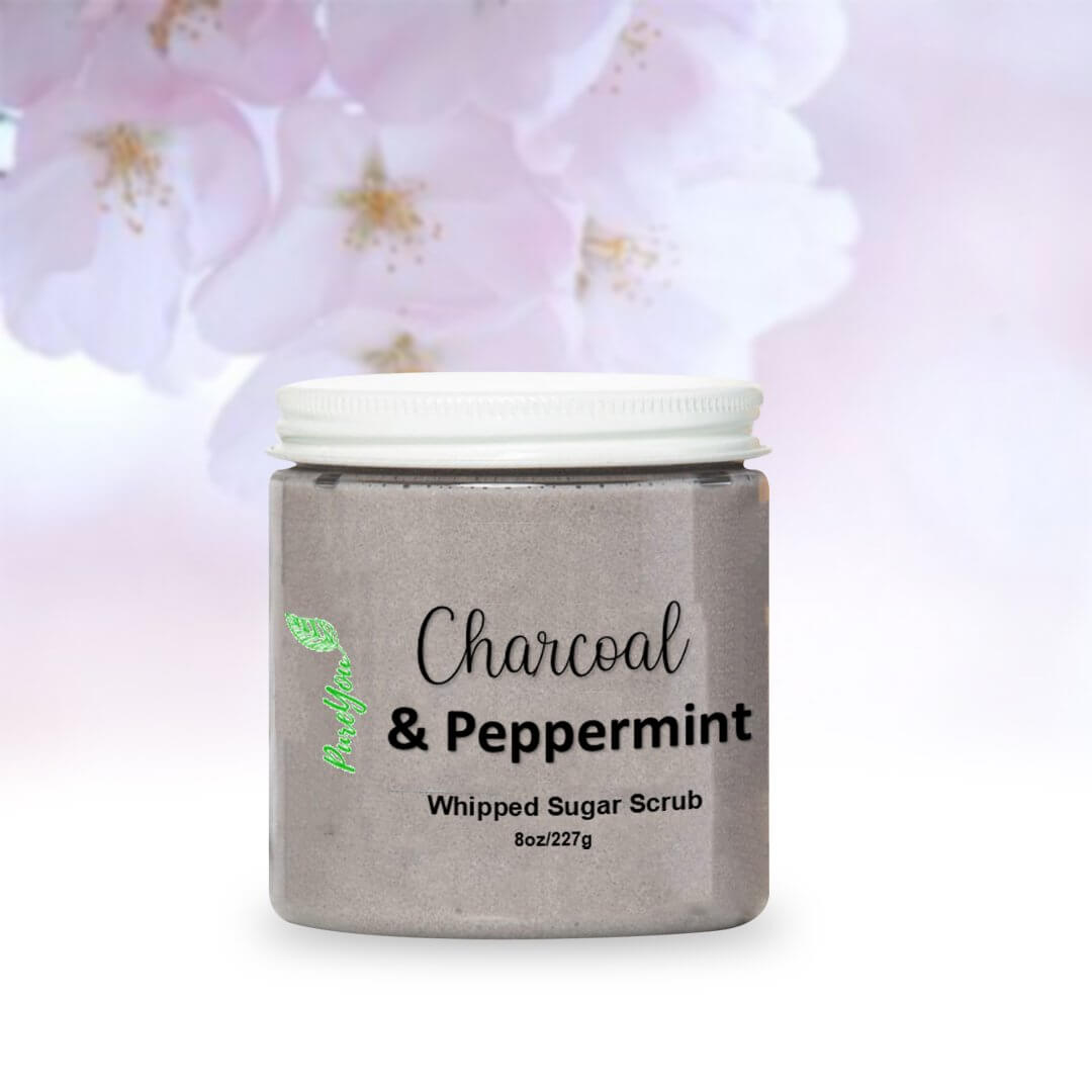 Charcoal & Peppermint Whipped Sugar Scrub