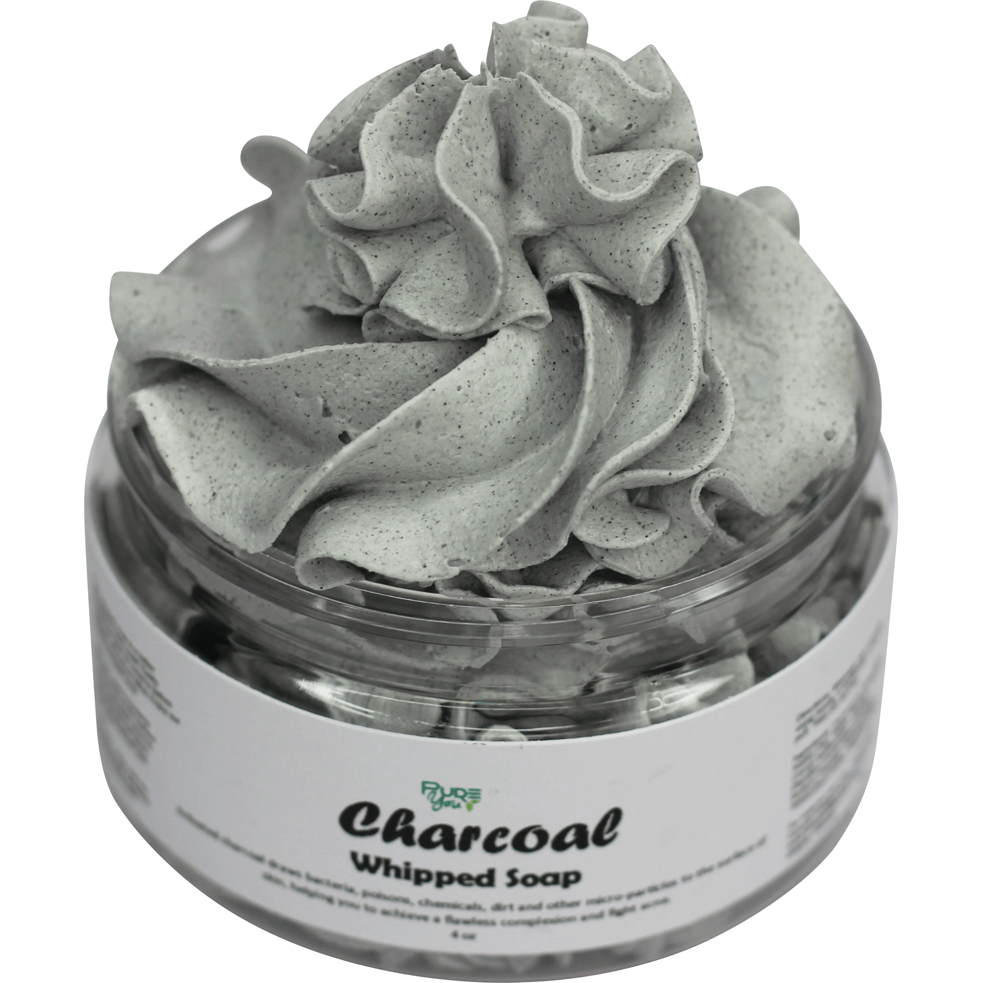 Charcoal Whipped Soap - PureYou Handmade