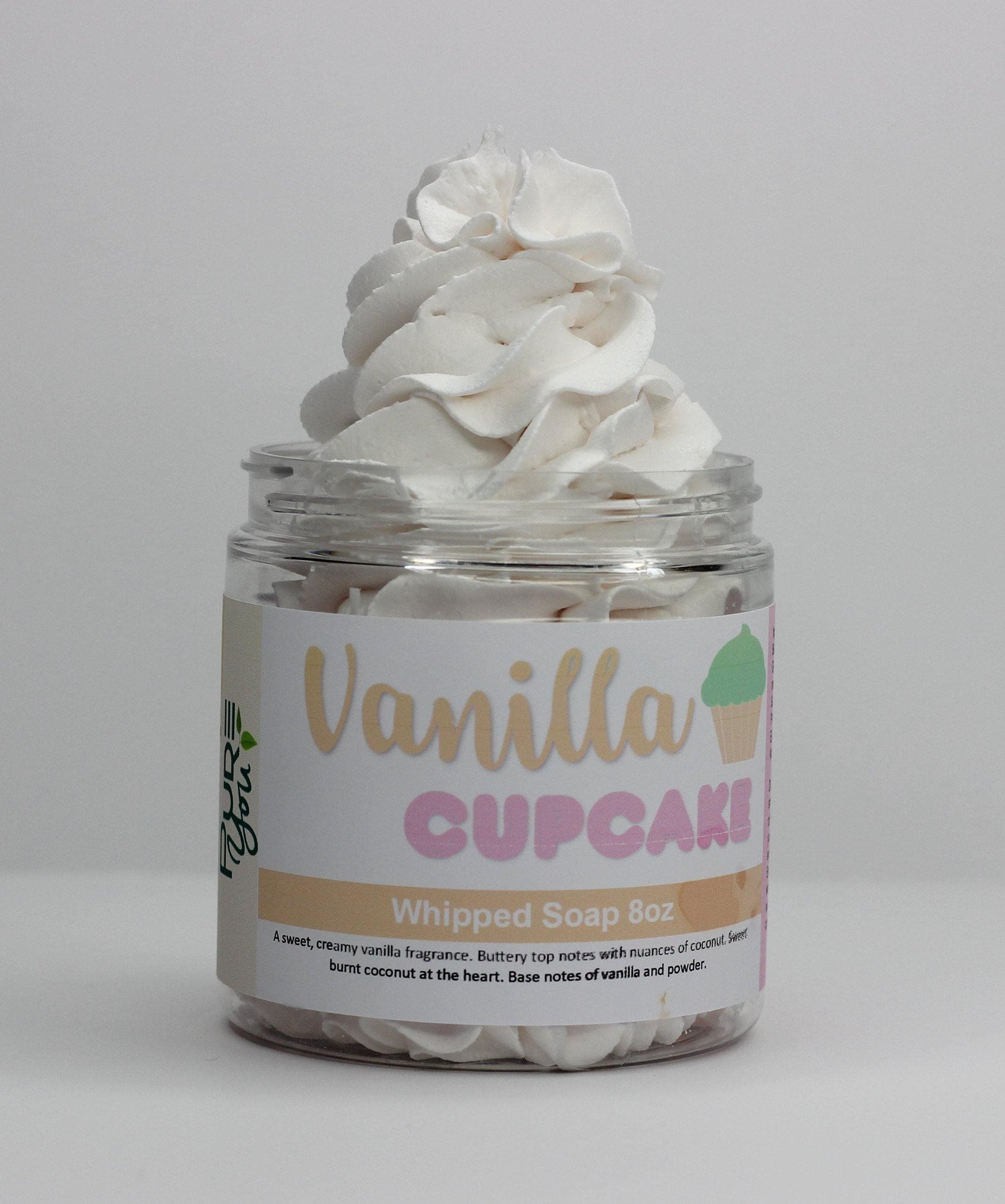 Vanilla Cupcake  Whipped Soap - PureYou Handmade