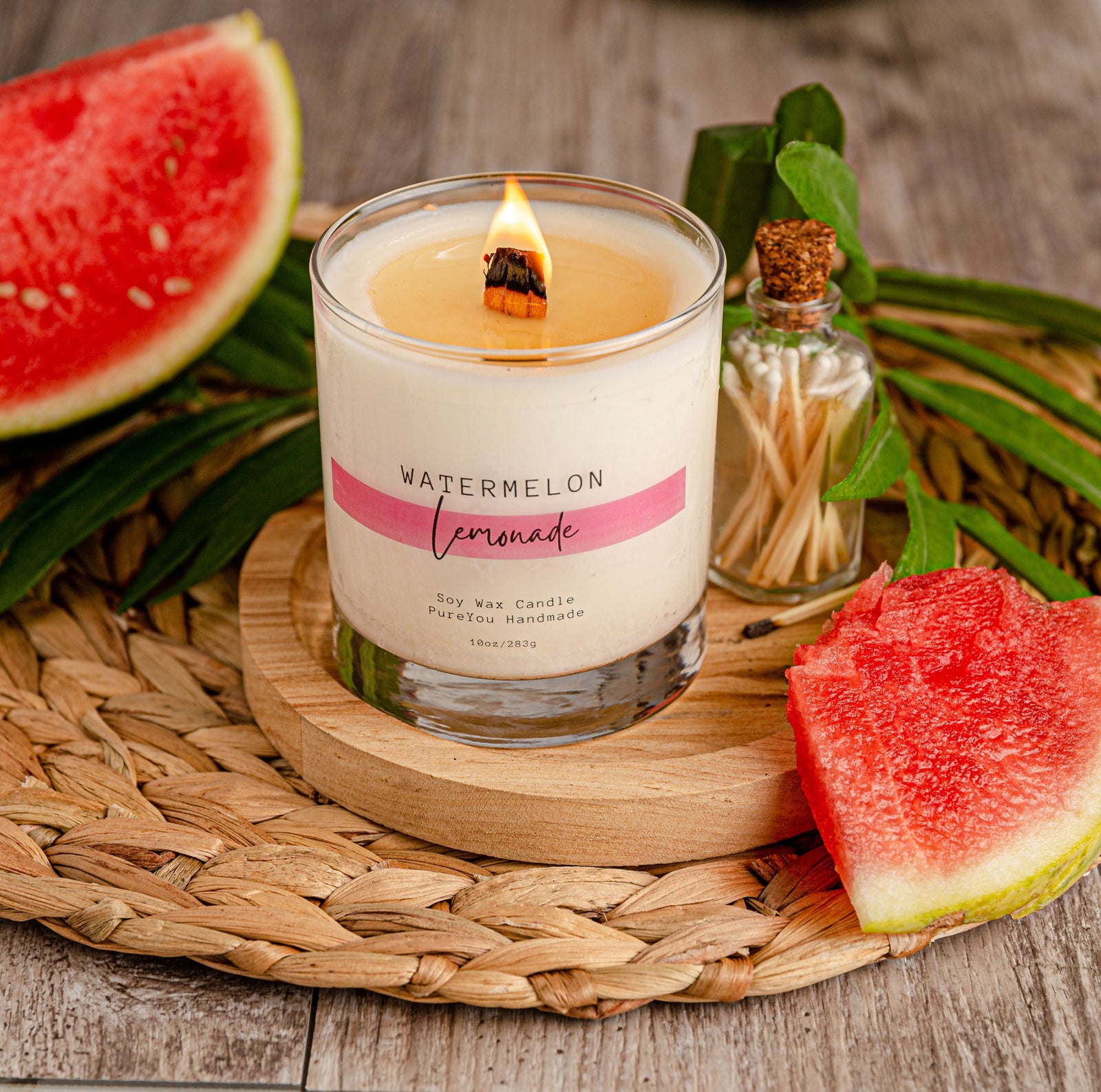 Watermelon Lemonade Soy Wax Candle
