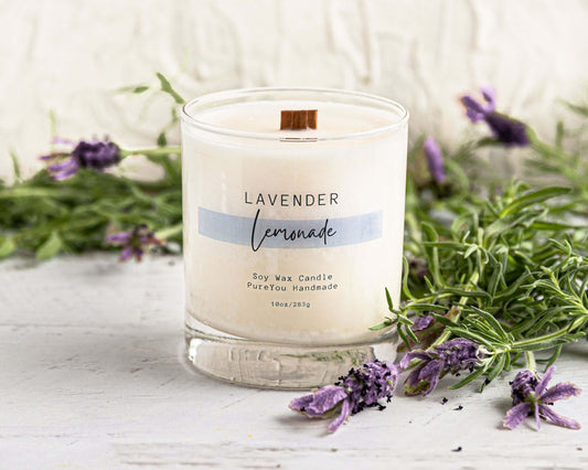 Lavender Lemonade Soy Wax Candle