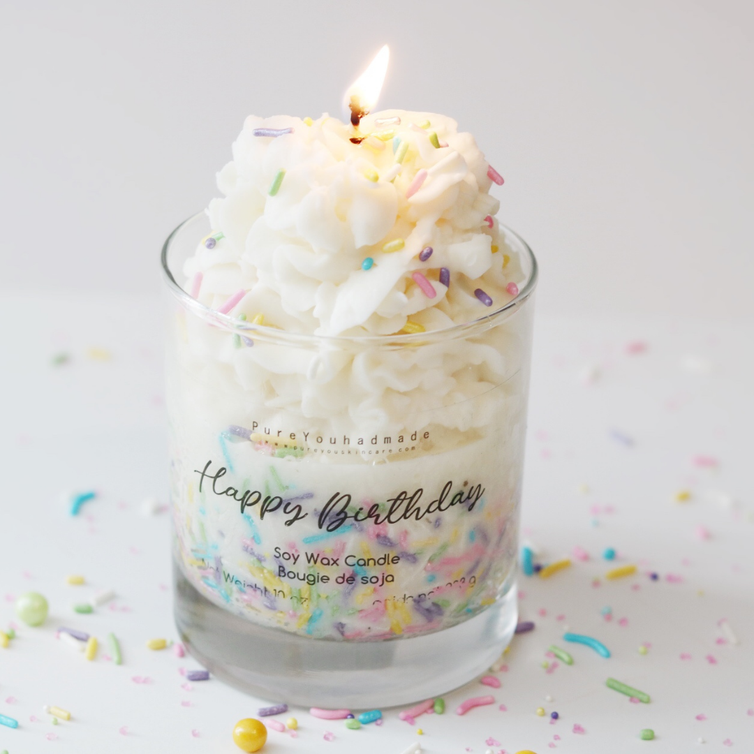 Birthday Cake Soy Wax Candle
