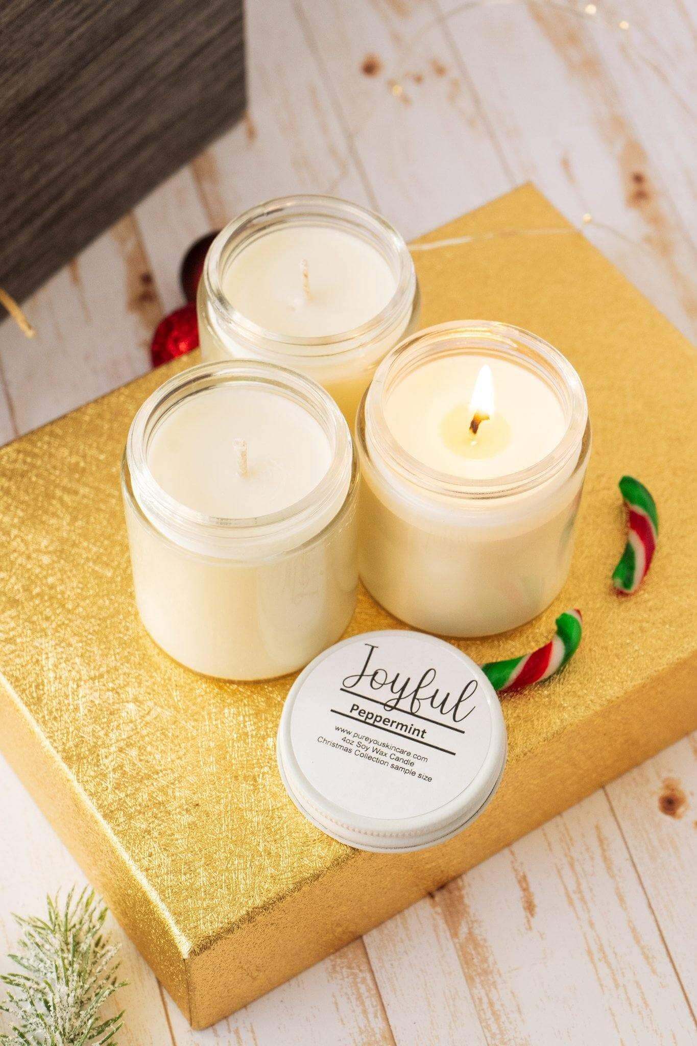 Christmas Sample Bundle Candles - PureYou Handmade