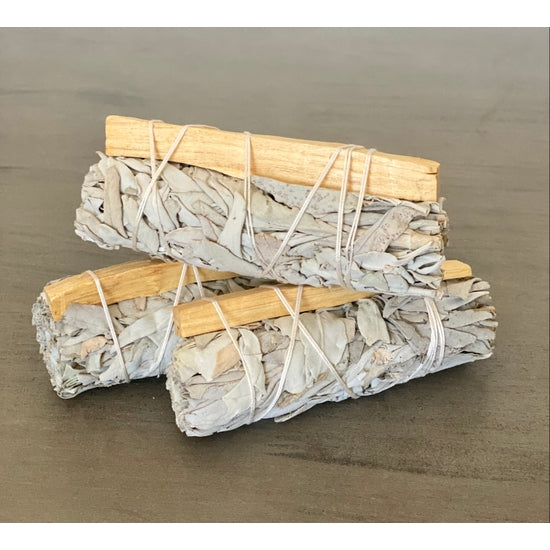 White Sage Smudge Sticks with Palo Santo