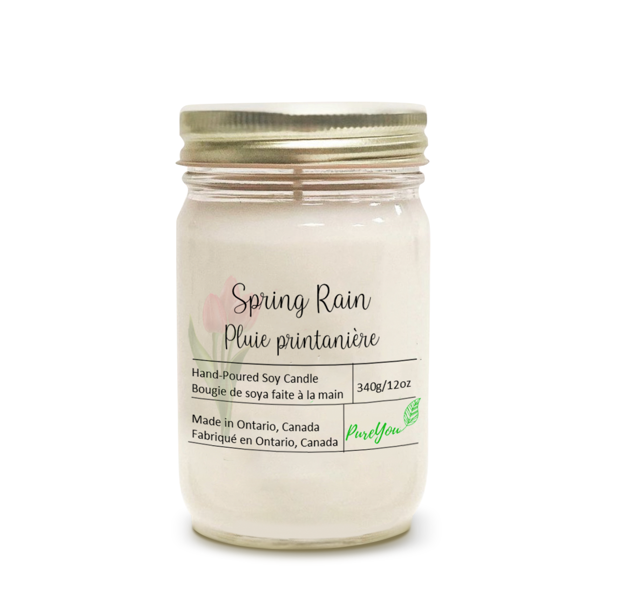 Spring Rain Soy Wax Candle