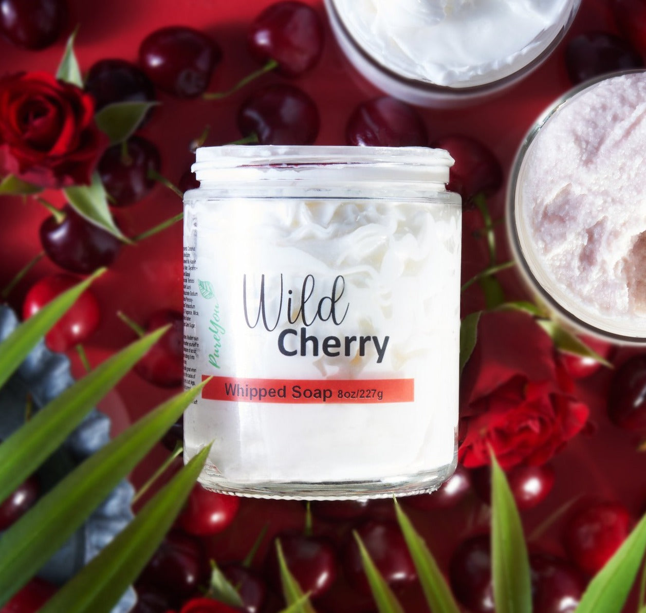 Wild Cherry Whipped Soap